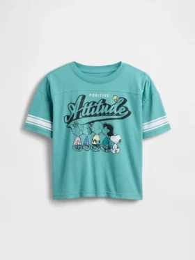 Dziecięcy T-shirt z nadrukiem w stylu oversize