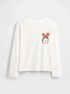 Dziecięcy T-shirt z nadrukiem w stylu oversize