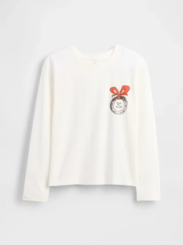 Dziecięcy T-shirt z nadrukiem w stylu oversize
