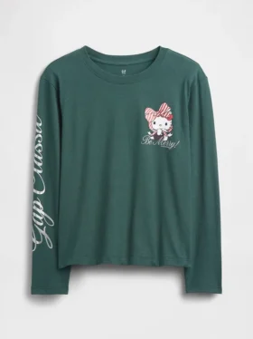 Dziecięcy T-shirt z nadrukiem w stylu oversize