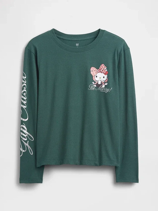 Dziecięcy T-shirt z nadrukiem w stylu oversize