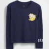 Dziecięcy T-shirt z nadrukiem w stylu oversize