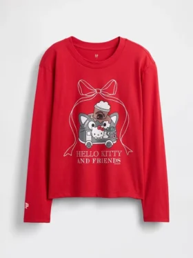 Dziecięcy T-shirt z nadrukiem w stylu oversize