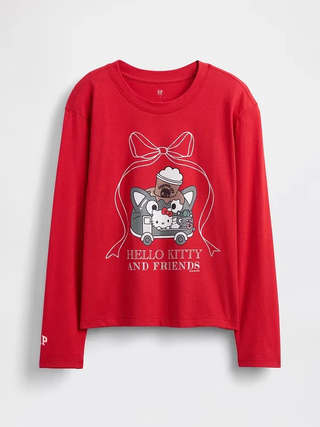 Dziecięcy T-shirt z nadrukiem w stylu oversize