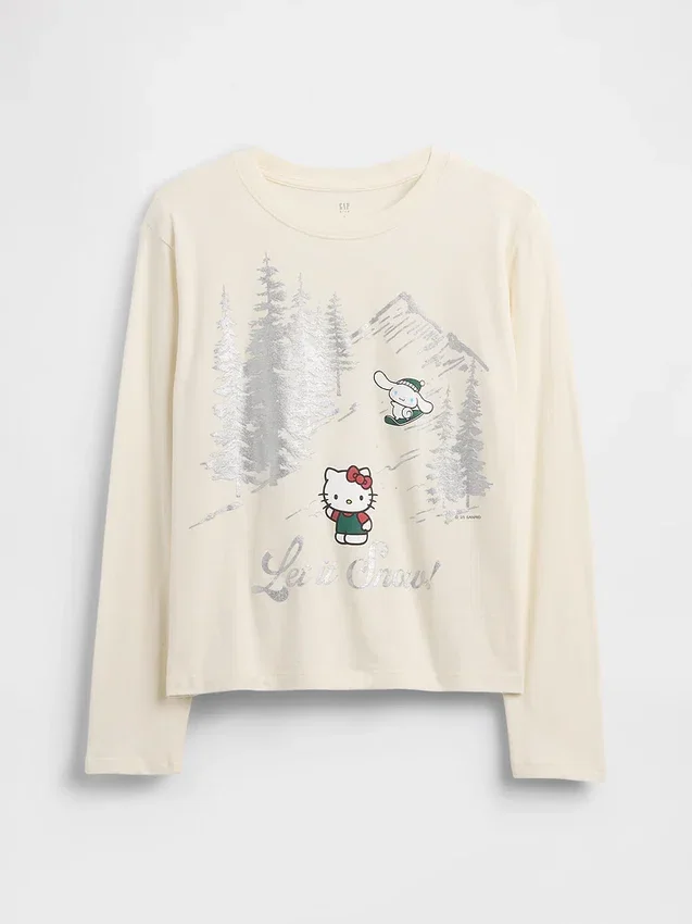 Dziecięcy T-shirt z nadrukiem w stylu oversize