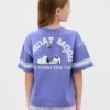 Dziecięcy T-shirt z nadrukiem w stylu oversize