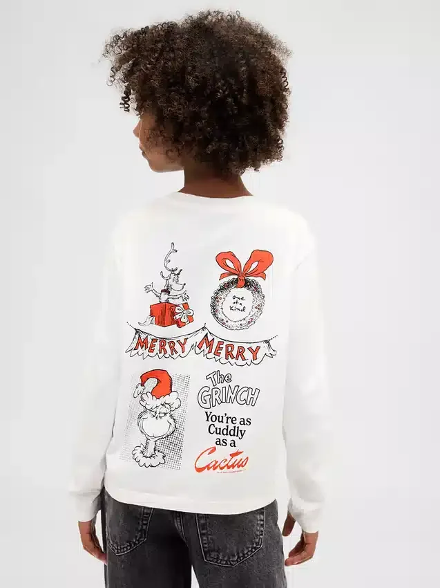 Dziecięcy T-shirt z nadrukiem w stylu oversize