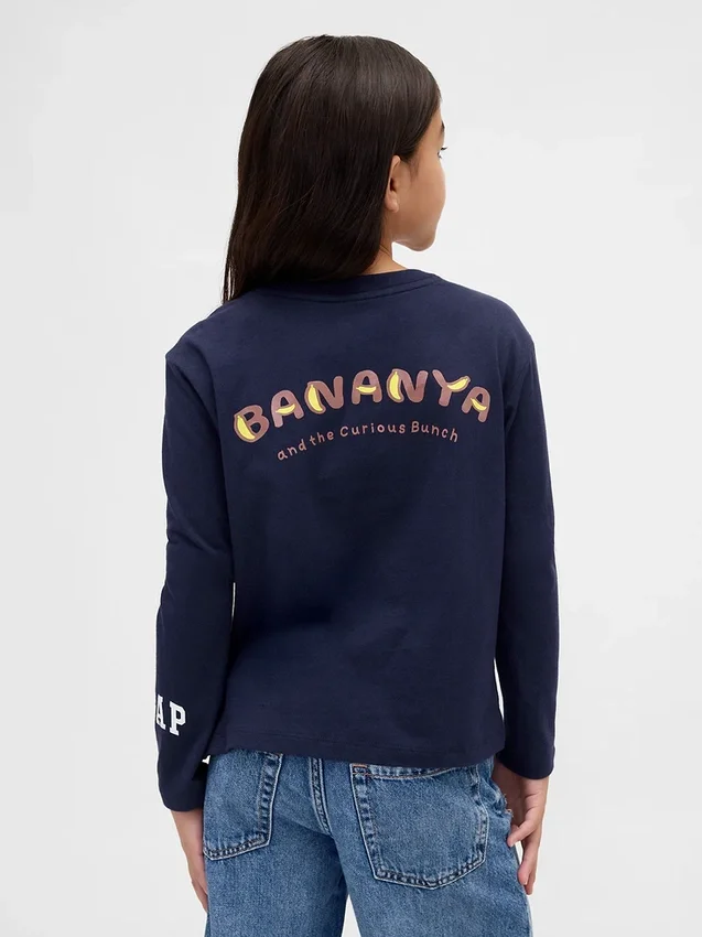 Dziecięcy T-shirt z nadrukiem w stylu oversize
