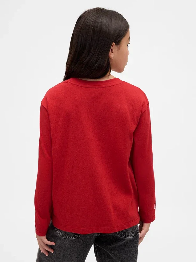 Dziecięcy T-shirt z nadrukiem w stylu oversize