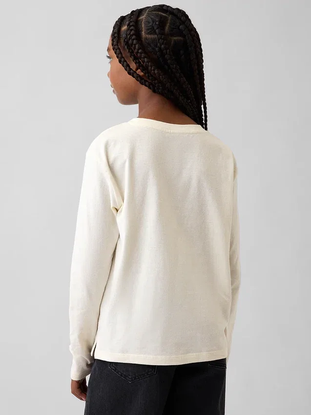 Dziecięcy T-shirt z nadrukiem w stylu oversize