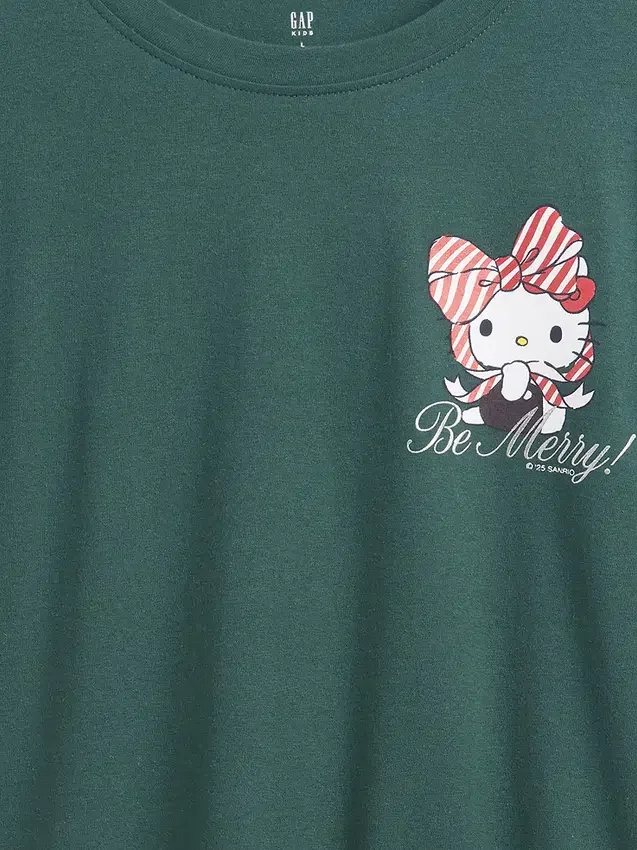 Dziecięcy T-shirt z nadrukiem w stylu oversize