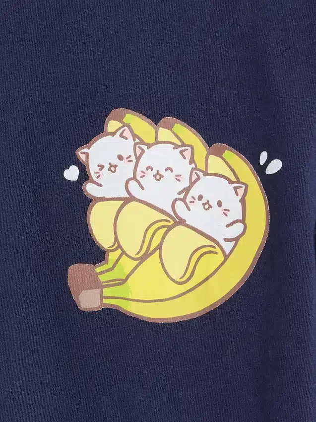 Dziecięcy T-shirt z nadrukiem w stylu oversize