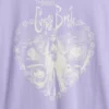 Dziecięcy T-shirt z nadrukiem w stylu oversize o kroju tuniki