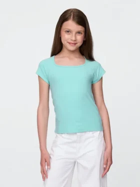 Dziecięcy T-shirt z okrągłym dekoltem