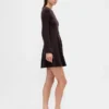 Elastyczna mini sukienka sweterkowa z dzianiny CashSoft