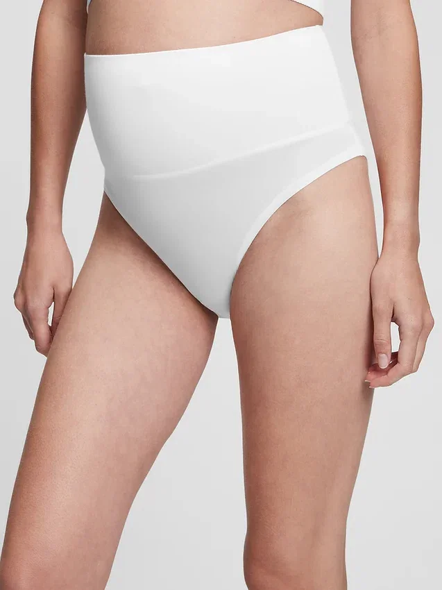 Elastyczne bikini odzieży ciążowej i poporodowej z wysokim stanem