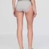 Elastyczne majtki bikini z bawełny organicznej z logo