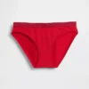 Elastyczne majtki bikini z bawełny organicznej z logo