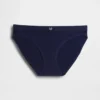 Elastyczne majtki bikini z bawełny organicznej z logo