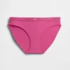 Elastyczne majtki bikini z bawełny organicznej z logo