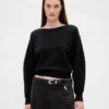 Elastyczny sweter z krótkim rękawem typu „lantern” z serii CashSoft