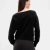 Elastyczny sweter z krótkim rękawem typu „lantern” z serii CashSoft