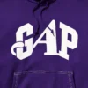 Gap × Awake Ny – bluza z kapturem z grubej dzianiny polarowej z nadrukowanym logo w stylu oversize