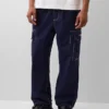 GAP × Awake Ny – luźne spodnie dresowe typu cargo