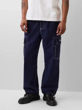 GAP × Awake Ny – luźne spodnie dresowe typu cargo