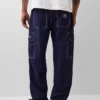 GAP × Awake Ny – luźne spodnie dresowe typu cargo
