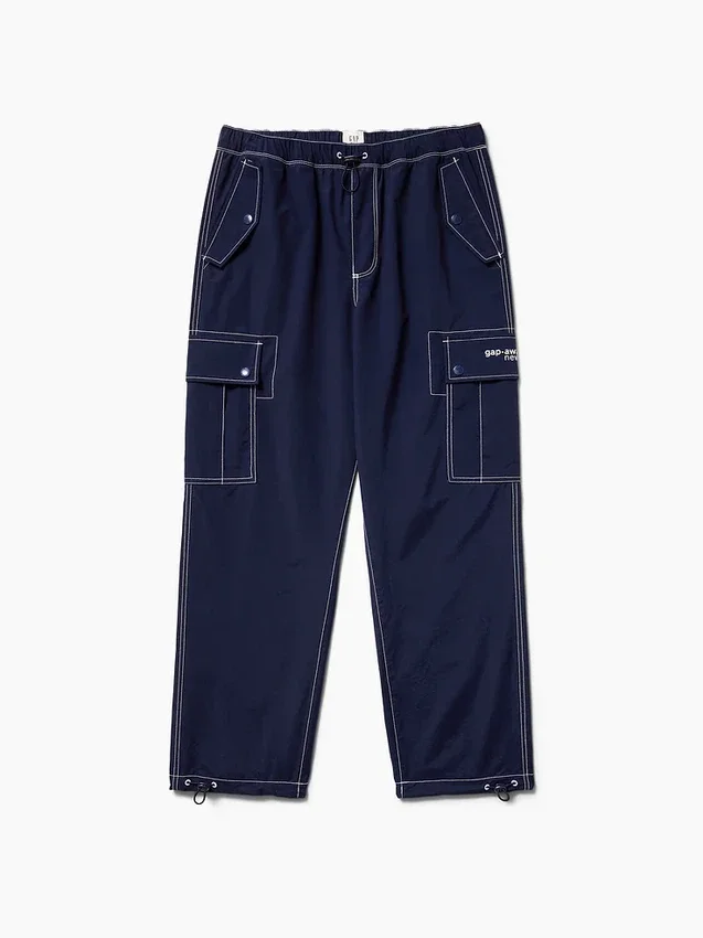 GAP × Awake Ny – luźne spodnie dresowe typu cargo