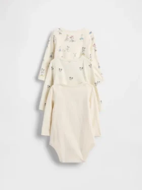 GAP × Disney Baby – Body z bawełny organicznej (zestaw 3 szt.)