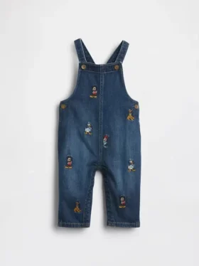 GAP × Disney Baby – dżinsowe kombinezony