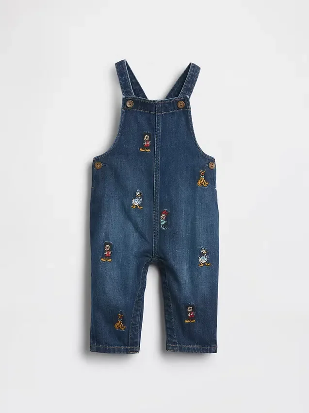 GAP × Disney Baby – dżinsowe kombinezony