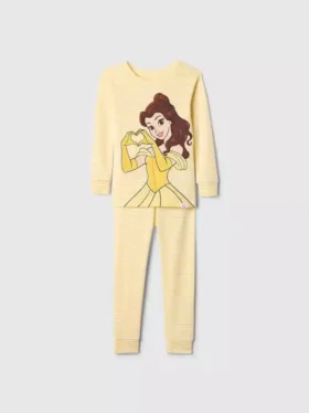 GAP × Disney Baby – zestaw piżamowy „Księżniczka” z organicznej bawełny szczotkowanej