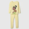 GAP × Disney Baby – zestaw piżamowy „Księżniczka” z organicznej bawełny szczotkowanej