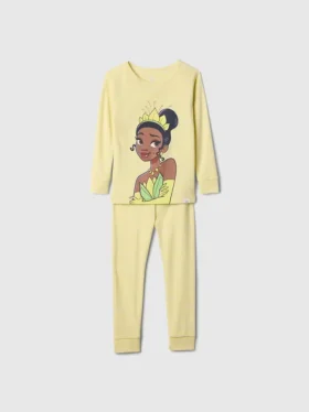 GAP × Disney Baby – zestaw piżamowy „Księżniczka” z organicznej bawełny szczotkowanej