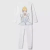 GAP × Disney Baby – zestaw piżamowy „Księżniczka” z organicznej bawełny szczotkowanej