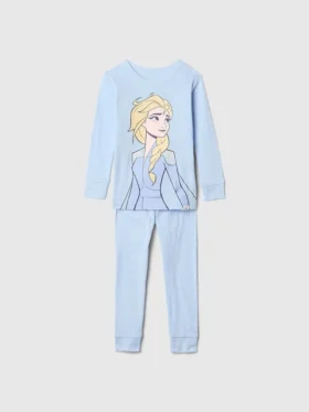 GAP × Disney Baby – zestaw piżamowy „Księżniczka” z organicznej bawełny szczotkowanej
