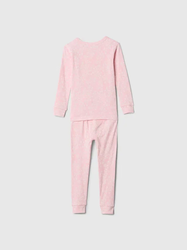 GAP × Disney Baby – zestaw piżamowy „Księżniczka” z organicznej bawełny szczotkowanej