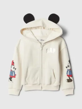 GAP × Disney Bluz z kapturem Vintagesoft 3D dla Niemowląt i Maluchów