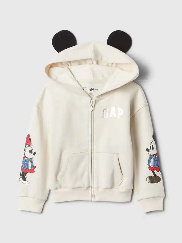 GAP × Disney Bluz z kapturem Vintagesoft 3D dla Niemowląt i Maluchów