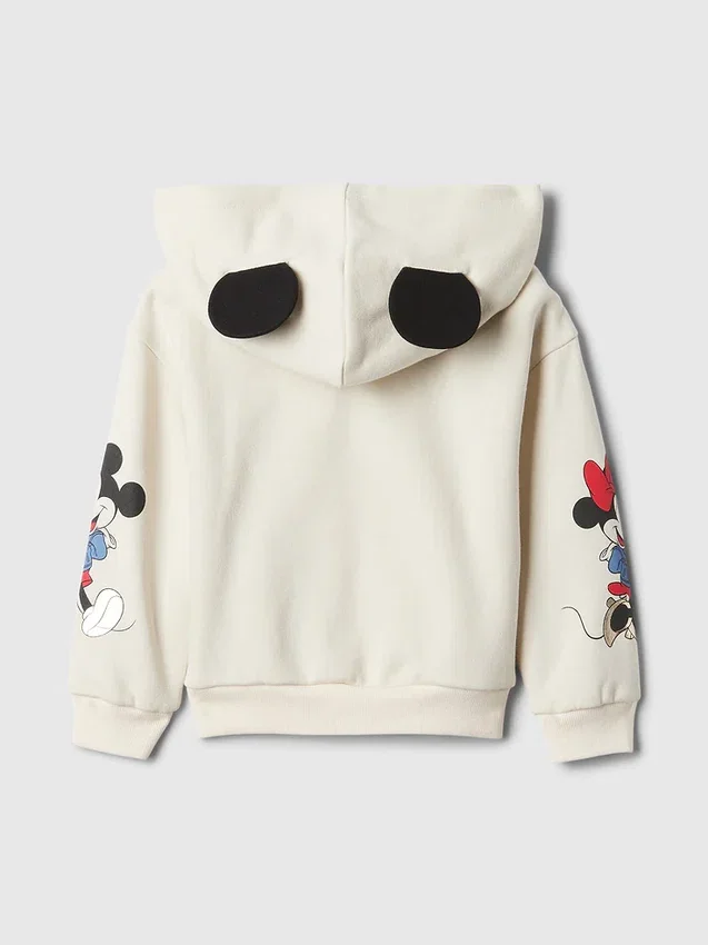GAP × Disney Bluz z kapturem Vintagesoft 3D dla Niemowląt i Maluchów