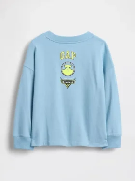 Gap × Disney – koszulka z nadrukami dla niemowląt i Maluchów z motywem „Cars”