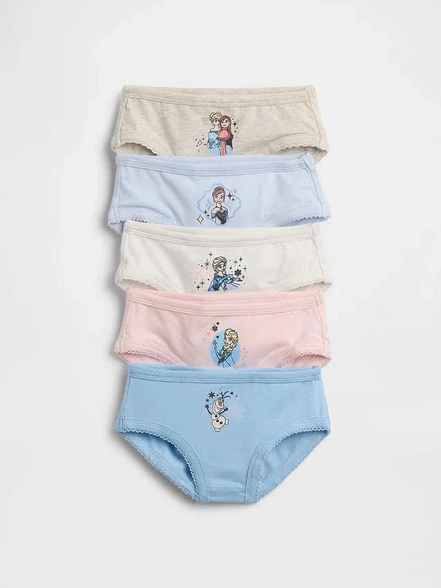 GAP × Disney – majtki dla małych dzieci z elastycznej bawełny organicznej (pakiet 5 sztuk)