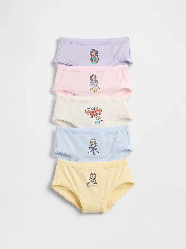 GAP × Disney – majtki dla małych dzieci z elastycznej bawełny organicznej (pakiet 5 sztuk)