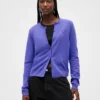 GAP × Disney „Miasteczko Halloween” Tima Burtona – kardigan z motywem czaszek z dzianiny CashSoft