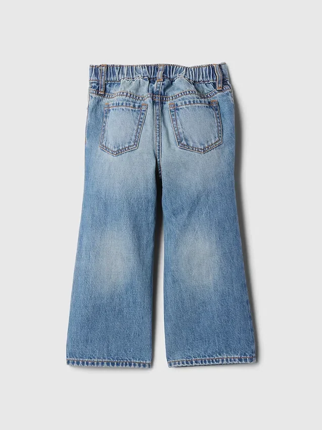 Gap × Disney Niemowlęta i Maluchy – Jeansy Stride z Minnie Mouse