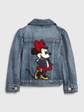 GAP × Disney Niemowlęta i Maluchy Kurtka dżinsowa z motywem Minnie Mouse
