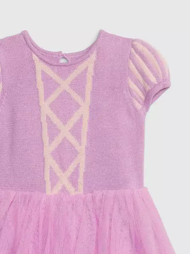 Gap × Disney Niemowlęta i Maluchy Sukienka z tiulu z motywem Roszpunki